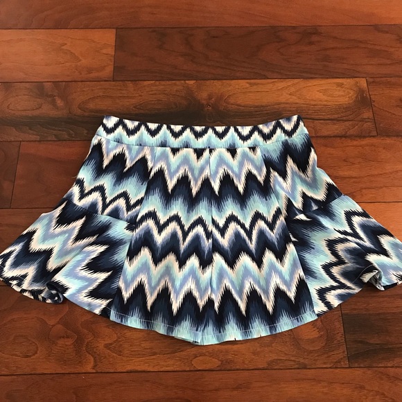 Blue Pattern Shorts - Picture 5 of 5